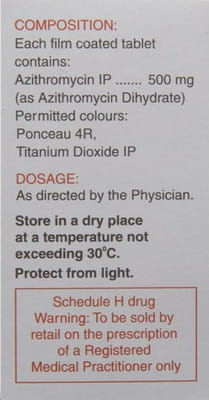 Zathrin 500mg Strip Of 5 Tablets