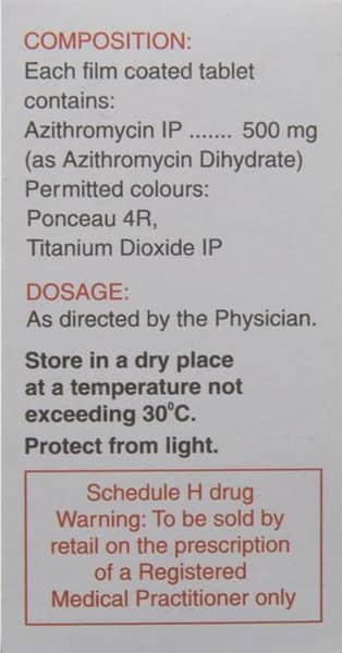 Zathrin 500mg Strip Of 5 Tablets