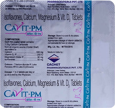 Cavit Pm Strip Of 15 Tablets