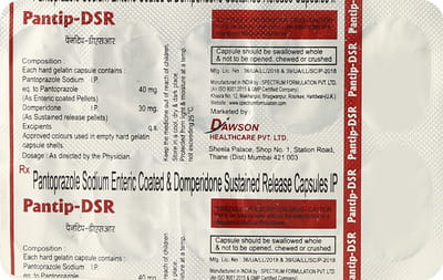 पैंटिप डीएसआर 10 कैप्सूल्स की स्ट्रिप