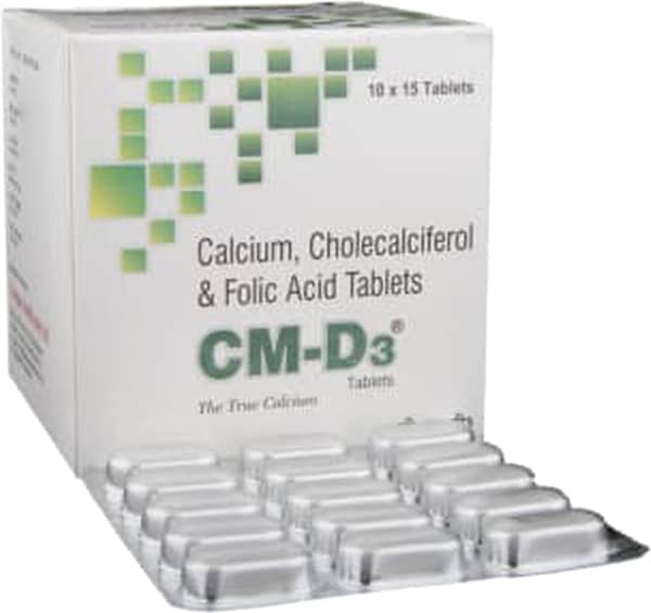 Cm D3 Strip Of 15 Tablets