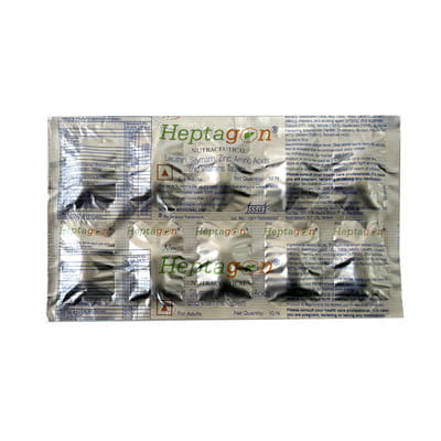 New Heptagon Strip Of 10 Tablets