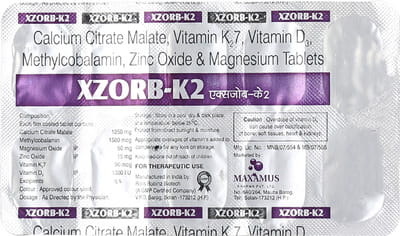 Xzorb K2 Strip Of 10 Tablets
