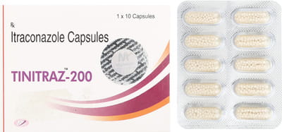 Tinitraz 200mg Strip Of 10 Capsules