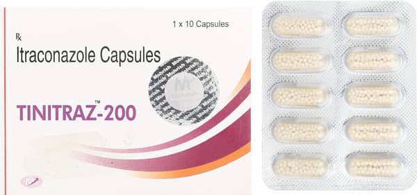Tinitraz 200mg Strip Of 10 Capsules