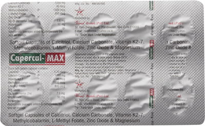 Capercal Max Strip Of 10 Capsules