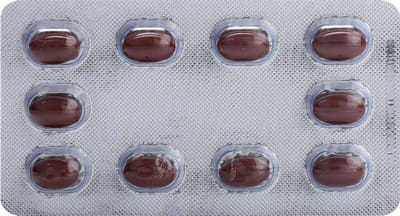 Carored Gold Strip Of 10 Capsules