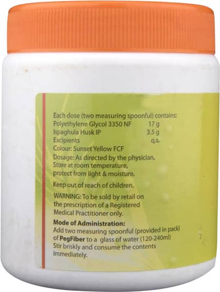 Pegfiber Jar Of 154gm Granules