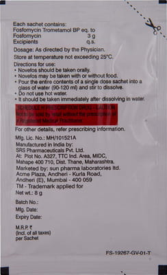 Novefos Sachet Of 8gm Oral Powder