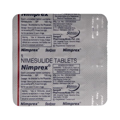 Nimprex Strip Of 15 Tablets