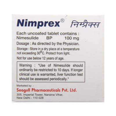Nimprex Strip Of 15 Tablets