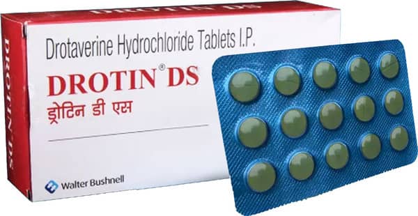 Drotin Ds 80Mg Strip Of 15 Tablets