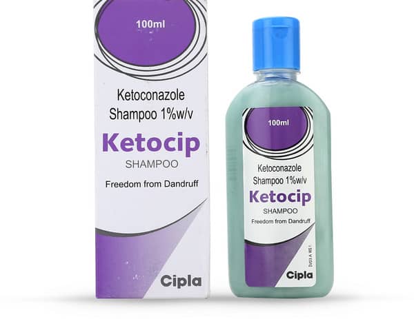 Ketocip 1% Bottle Of 100Ml Shampoo