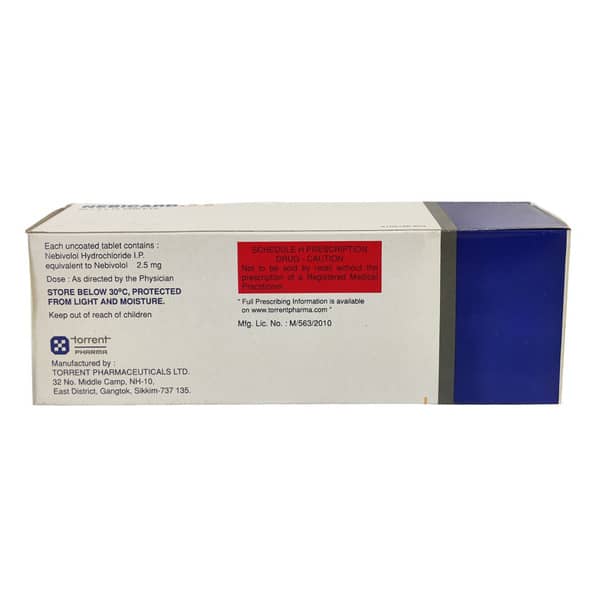 Nebicard 2.5mg Strip Of 15 Tablets