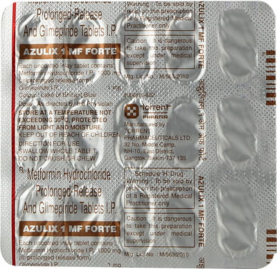 Azulix Mf Forte 1mg Strip Of 15 Tablets