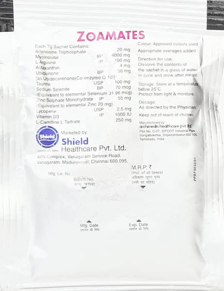Zoamates Sachet Of 7gm Oral Powder