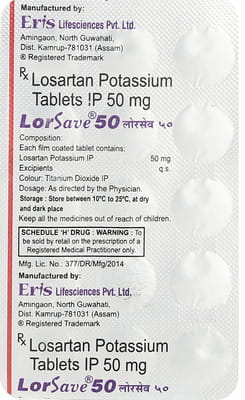 Lorsave 50mg Strip Of 15 Tablets