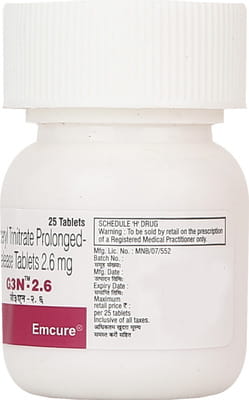 G3n 2.6mg Bottle Of 25 Tablets