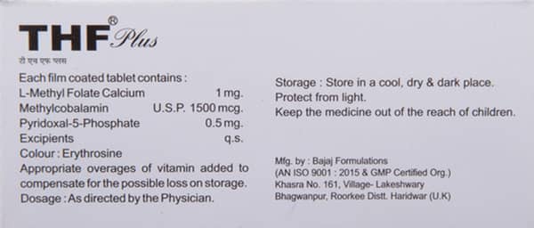 Thf Plus Strip Of 10 Tablets