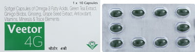 Veetor 4g Strip Of 10 Capsules