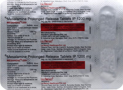 Mesahenz 1200mg Strip Of 10 Tablets