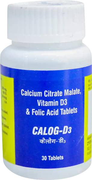 Calog D3 Bottle Of 30 Tablets