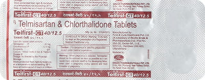 Telfirst Ct 40/12.5mg Strip Of 10 Tablets