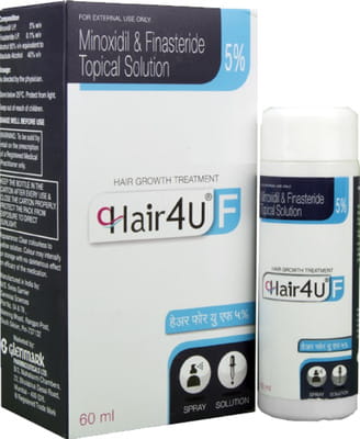 Hair 4u F 5% Bottle Of 60ml Spray/Solution