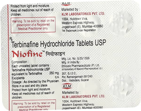 Niofine Strip Of 7 Tablets