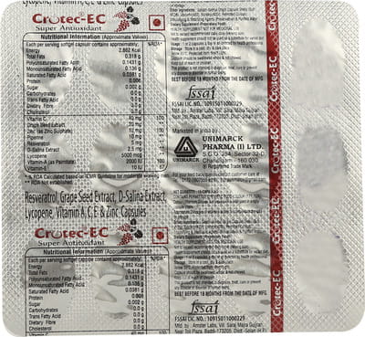 Crotec Ec Strip Of 15 Capsules