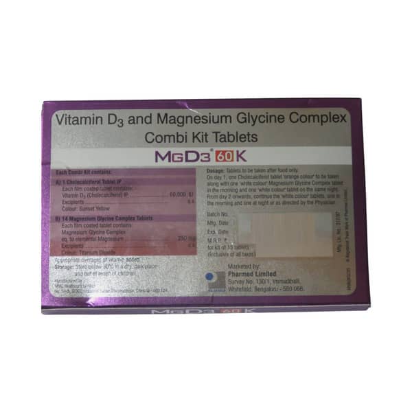 Mgd3 60k Strip Of 15 Tablet Combikit