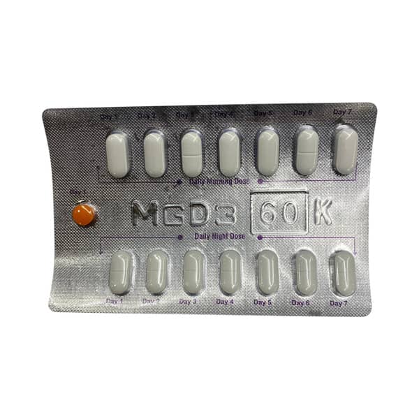 Mgd3 60k Strip Of 15 Tablet Combikit