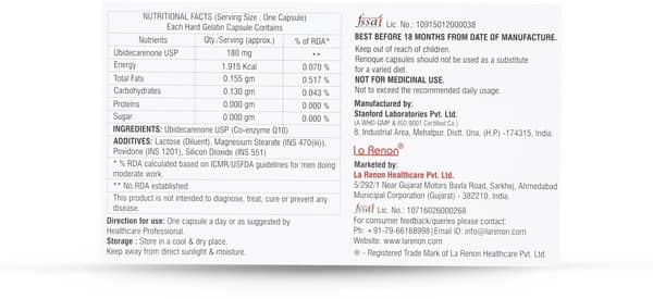 Renoque Strip Of 10 Capsules