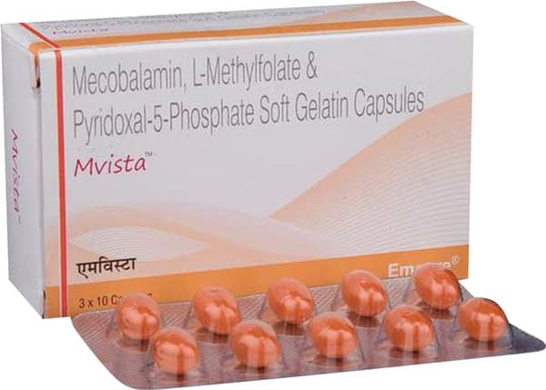 Mvista Strip Of 10 Softgel Capsules