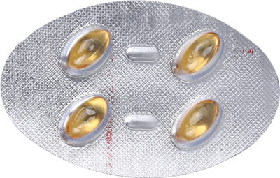 Gemsoline D3 60k Strip Of 4 Softgel Capsules