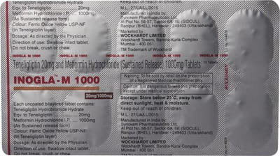 Inogla M 1000mg Strip Of 10 Tablets