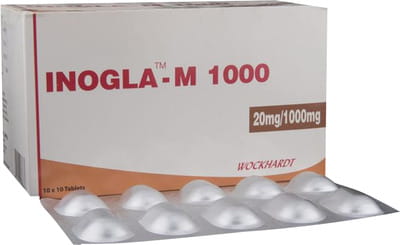 Inogla M 1000mg Strip Of 10 Tablets
