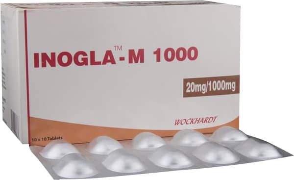 Inogla M 1000mg Strip Of 10 Tablets