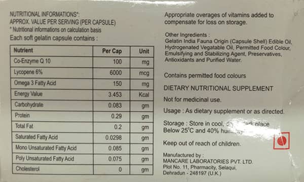 Bestace Q Strip Of 10 Capsules
