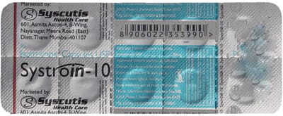 Systroin 10mg Strip Of 10 Capsules