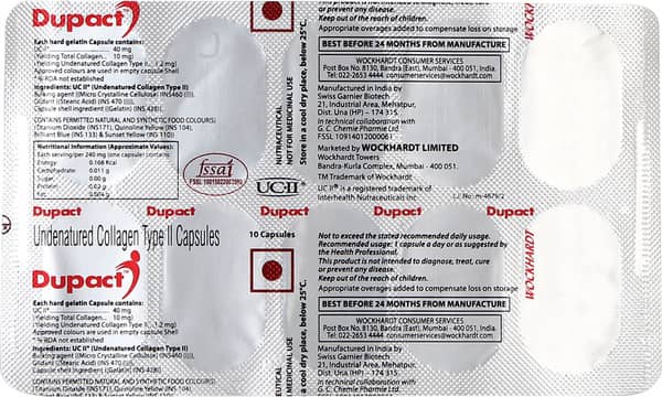 Dupact 40mg Strip Of 10 Capsules
