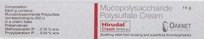 Hirudal Tube Of 14gm Cream