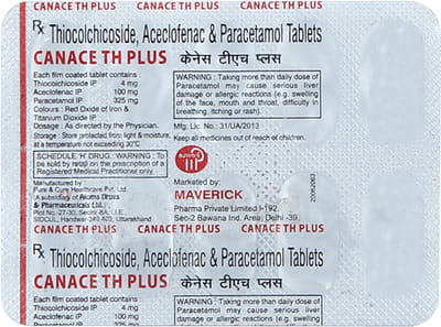 Canace Th Plus Strip Of 10 Tablets