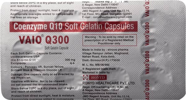 Vaio Q 300Mg Strip Of 10 Capsules