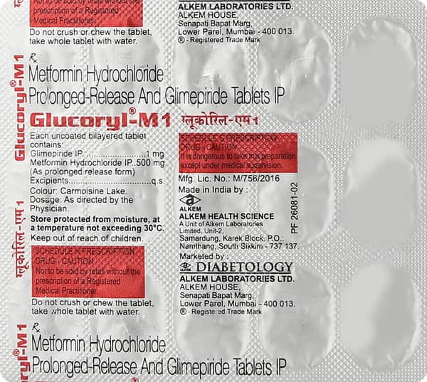 Glucoryl M 1 Tablet