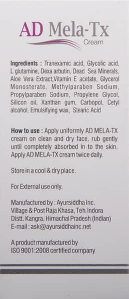 Ad Mela Tx Tube Of 30gm Cream