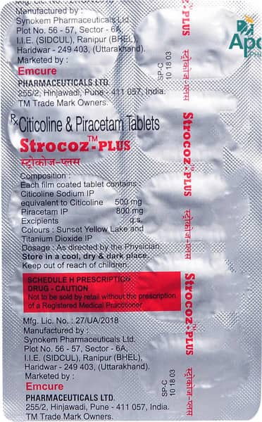 Strocoz Plus Strip Of 10 Tablets