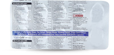 Vaio Gold Strip Of 10 Capsules