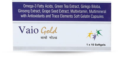 Vaio Gold Strip Of 10 Capsules
