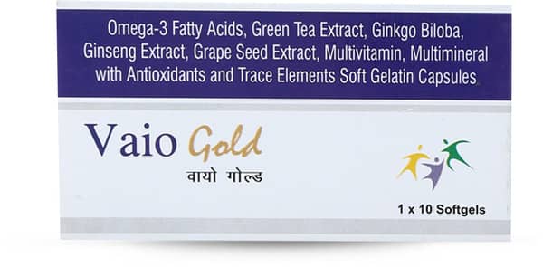Vaio Gold Strip Of 10 Capsules